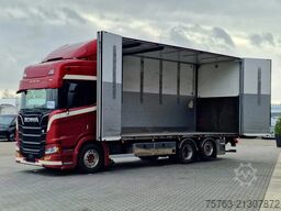 Scania R580 V8 NGS Highline 6x2*4 - Box with sidedoors...