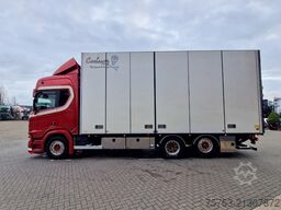 Scania R580 V8 NGS Highline 6x2*4 - Box with sidedoors...