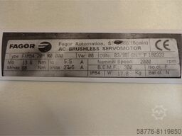 Fagor AC Brushless Servomotor FXM54 . 20A . R0.000 Version 00