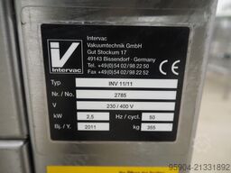 Intervac Twin Chamber Vacuum Packer Type: INV 11/11