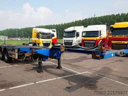 Pacton 3 axle container chassis extendable trailer