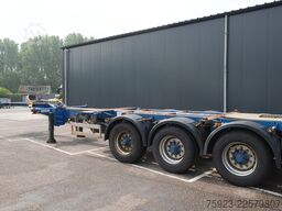 Pacton 3 axle container chassis extendable trailer