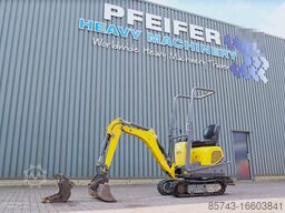 Wacker Neuson SWE08B Wacker Neuson mini excavator including 2 bu
