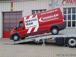 Hangler LKW Tieflade Liftmaster Aufbau für 4 Achs LKW Fahrgestell zum Transport von Arbeitsbühnen