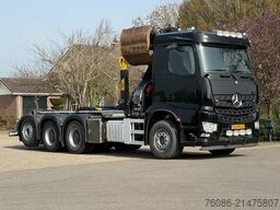 Mercedes-Benz Arocs 3745 8x4 TRIPLE HMF Z KRAAN/HAAK!! ZERO E...