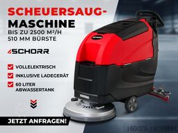 SCHORR Akku Scheuersaugmaschine RR850FS 500W