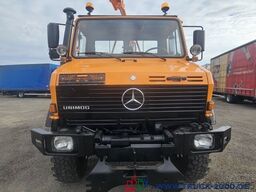 Unimog U2150 4x4 Kran abnehmbar Palfinger Hakenhöhe 10m