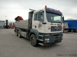 MAN TGA 33.430 6X4 KIPPER, MANUEL, E4 PALFINGER BLATT-BLATT