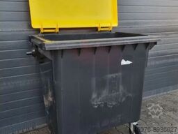 WEBER / Volumen: 770 l / schwarz / gelb Abm.: 1.360 x 770 x 1.310 mm (BxTxH)