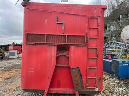 CMT 47M3 wood chip container w/ tarpaulin