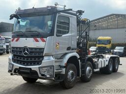 MERCEDES-BENZ Arocs 3246 8x4 Abrollkipper Kran Palfinger 19001