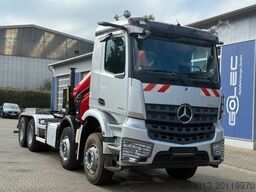 MERCEDES-BENZ Arocs 3246 8x4 Abrollkipper Kran Palfinger 19001