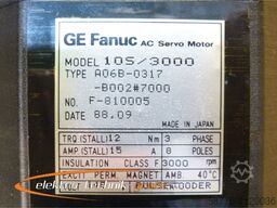 Fanuc A06B-0317-B002#7000 AC Servo Motor