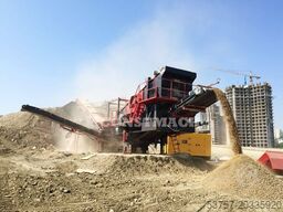 Constmach Mobile Crushing Plant Mobile Limestone Crusher Plant 150-200TP