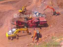 Constmach Mobile Crushing Plant Mobile Limestone Crusher Plant 150-200TP