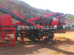 Constmach Mobile Crushing Plant Mobile Limestone Crusher Plant 150-200TP