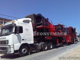 Constmach Mobile Crushing Plant Mobile Limestone Crusher Plant 150-200TP
