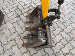 JCB 8008 CTS, 2021 BJ, 985BH, 3 x Löffel