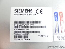 Siemens 6FC5500-0AA00-1AA0 802S Bedientafel Version D SN: A5E01025678