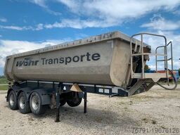 SCHWARZMÜLLER Alu-Mulde_ Stahl-Boden_ 24m³_ BPW_ Trommelbremse