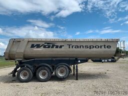 SCHWARZMÜLLER Alu-Mulde_ Stahl-Boden_ 24m³_ BPW_ Trommelbremse