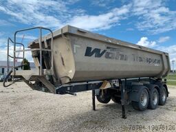 SCHWARZMÜLLER Alu-Mulde_ Stahl-Boden_ 24m³_ BPW_ Trommelbremse