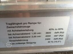  NEU Auffahrrampen, Alurampen,Verladerampen, 8 to Länge 3,25m