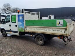 Iveco Daily 35C13 DUBBELE CABINE - DUBBELLUCHT - KIPP...