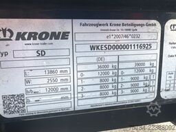 KRONE SD STANDARD CURTAINSIDER,  PALETTENKASTEN, LIFTACHSE, MIETKAUF MGL.