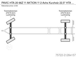 PAVIC HTA 20 66Z !!! AKTION !!! 2-Achs Kurzholz 22,5