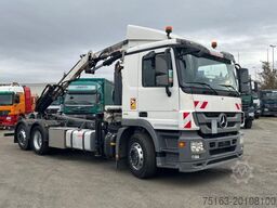 MERCEDES-BENZ Actros 2541 L6x2 Abrollkipper mit Kran Funk+Grei