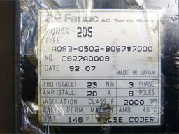 Fanuc A06B-0502-B067#7000 AC Servo Motor
