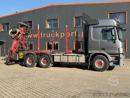 MERCEDES-BENZ Actros 2660 6x4 Holztransport mit Kran Penz 10Z8