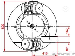 SINEX ELEVATEUR EVD 500 x 1833 FV 2MV15/700
