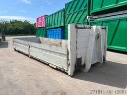  CONTAINER SCARRABILE USATO A PIANALE CON SPONDE