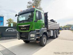 MAN TGS 33.480 6x6 KRAN abstattelb. 19m Kipper Bordm