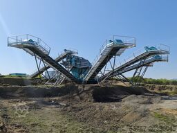 Constmach Sand Washing and Screening Stationary Sand Screening Washing Plant