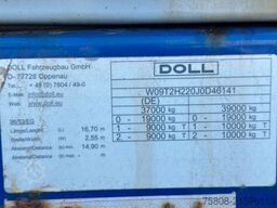 DOLL Tieflader Forstmaschinen Lenk Funk Rampe