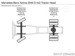 Mercedes-Benz Actros 2045 S 4x2 | Tractor Head | Logistics | ...