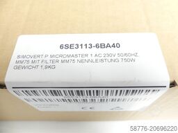 Siemens 6SE3113-6BA40 SN:XAG465MM046G  generalüberholt mit 24 Monaten Gewährleistung! -
