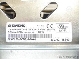 Siemens 6SL3000-0DE31-2AA1 3-Phasen-HFD-Netzdrossel Version A SN SB09558971012