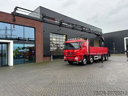 Mercedes-Benz Actros 4151 V8 8x4 Hiab 477 E-6, Winch Euro 5
