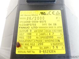 Fanuc A06B-0034-B575 AC Servo Motor SN: C048P3755
