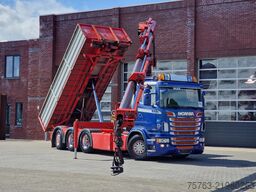 Scania R560 V8 8x4*4 - HIAB 244 K5 Crane / Kran / Grua...