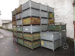 Heson Stahlbehälter 120x100x65cm Box Kiste Behälter Stahlboxen Gitterbox