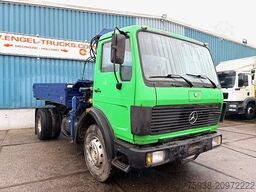 Mercedes-Benz 1617 C 4x2 KIPPER WITH CRANE (6-CILINDER ENGINE...