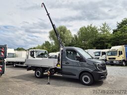 renault Master L2H1 (neues Mod.) Alupritsche m. Kran
