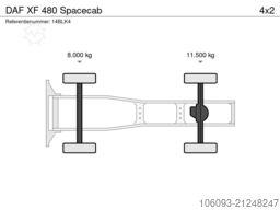 DAF XF 480 Spacecab