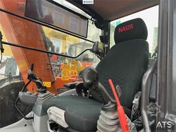 Hitachi zx85us-6 excavator w/ rototilt with grapple and sa