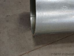 Verzinkte stalen afzuigbuizen 450mm 450mm + 90 graden bocht